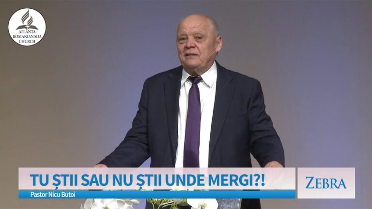 Tu știi sau nu știi UNDE mergi?